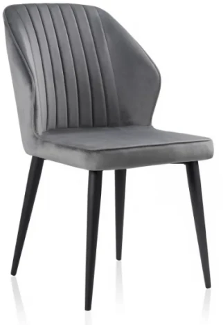 Обеденный стул на металлокаркасе Woodville Kosta light gray 15018