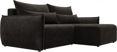 Диван угловой Лига-051 НПБ угол универсальный Лига Диванов (Велюр) арт.128720