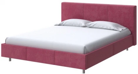 PROxSON Кровать Novo (Ткань: Велюр Casa Винный) 90x200