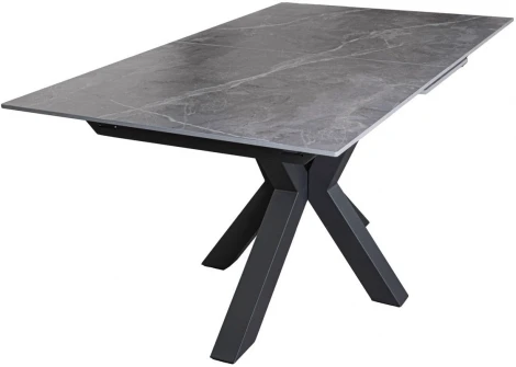 Стол раскладной Lincoln (160+40 см) керамика серый Top Concept 2001000000951