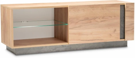 ТВ-тумба Арчи 31321 (Арчи 10.85 дуб золотой craft / камень темный U3705) Mobi арт.339644