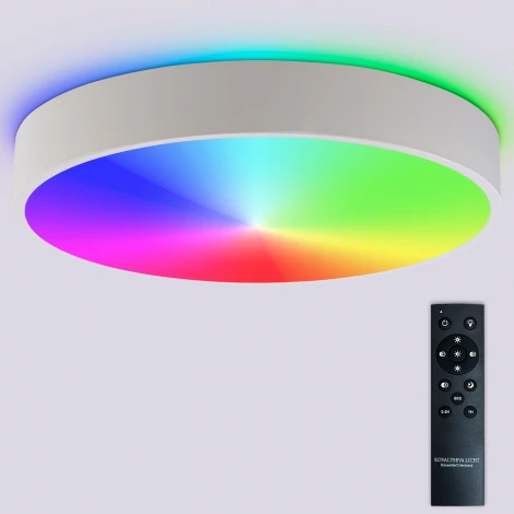 Потолочный светильник светодиодный с пультом ДУ 144W RGB, белый, LED Natali Kovaltseva Modern LED LAMPS 81105/2C