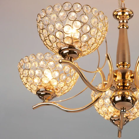 Подвесная люстра Eurosvet Mirage 30119/5 золото