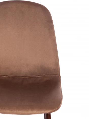 Обеденный стул Tetchair BREEZE (Вельвет,Металл/Коричневый)