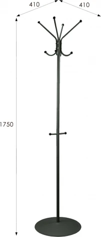 Вешалка напольная Пико 1 серый бетон Mebelik арт.005431