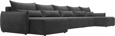 Диван п-образный Лига-051 НПБ МегаЛонг Лига Диванов (Велюр) арт.128744