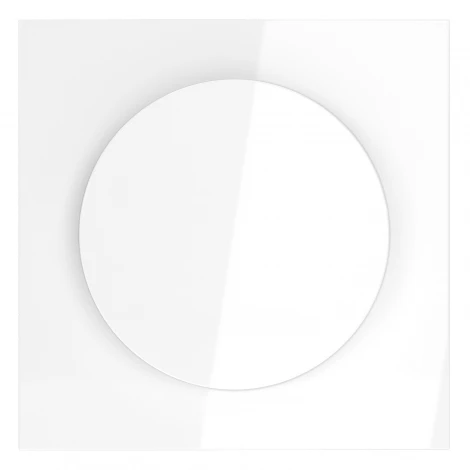 Накладка для светорегулятора поворотно-нажимного Voltum S70 VLS002001 (белый глянцевый)