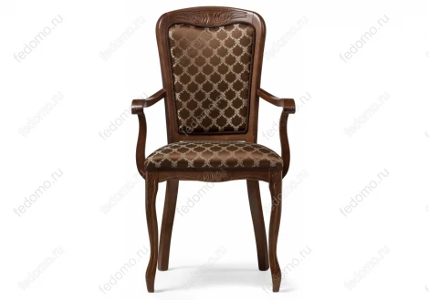 Кресло Woodville Клето орех / коричневый 450687