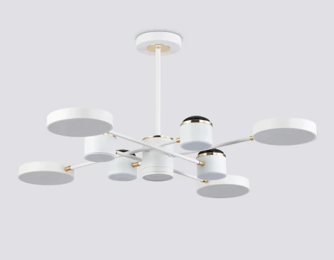 Потолочная люстра светодиодная на штанге с регулировкой цветовой температуры Ambrella COMFORT FL51627