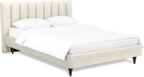 Кровать Queen II Sofia L 1600 ОГОГО (арт.577366), (Ткань/Белый)