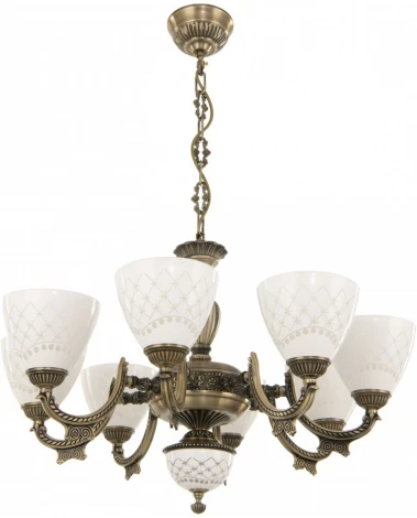 Подвесная люстра Arte Milano AM343837 343837/8 AB (220V, на цепи)