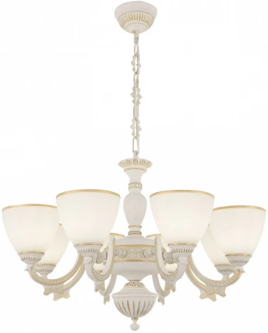 Подвесная люстра Arte Milano AM342837 342837/8 WT+G (220V, на цепи)