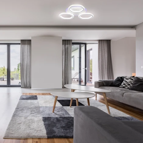 Потолочная люстра RGB Escada Centauri 10263/3LED BL (220V, пульт управления)