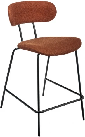 Стул полубарный Ant букле терракотовый Bradexhome арт.RF 0842