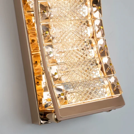 Бра светодиодное хрустальное с регулировкой цветовой температуры Modelux MODELUX ML.758.01 GD