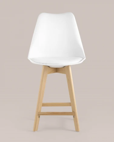 Стул полубарный Stool Group FRANKFURT белый УТ000025488