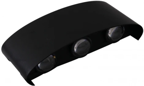 Архитектурная подсветка светодиодная IP65 Reluce 86833-9.2-006KT LED6*1W BK (220V)