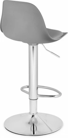 Барный стул Woodville Soft gray / chrome