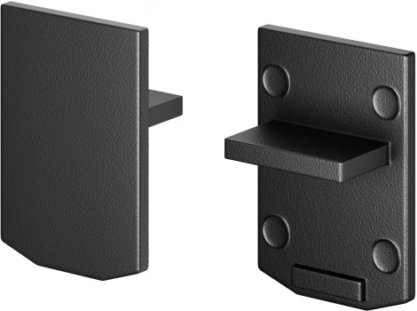 Заглушка для шинопровода, 2 шт Maytoni Accessories for tracks Levity TRA184EC-1B