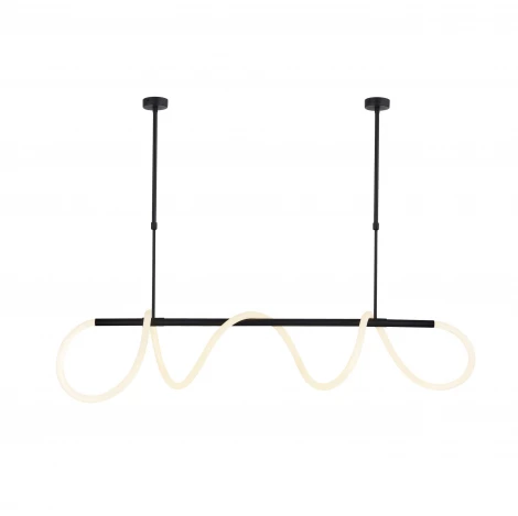 Подвесной светильник Donolux Tuba DLSP18900W1260В 70Вт неон D25xL3600мм 3000К, IP20, цвет арматуры черная