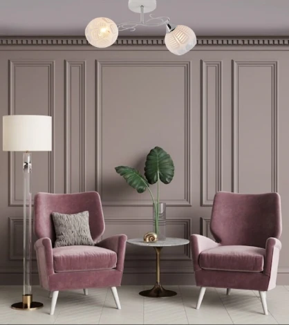 Потолочная люстра на штанге Seven Fires Saffi SF3374/2C-WT-CR-WT