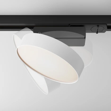 Трековый светильник Zon Unity 3000K 12Вт 110° LED (однофазный) Maytoni Technical TR043-1-12W3K-W (220V, круглые)