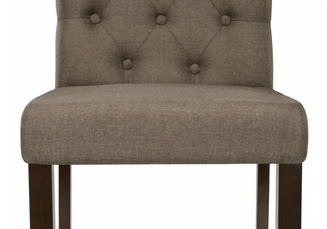 Обеденный стул Woodville Amelia dark walnut / fabric brown 11018