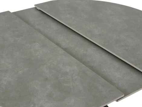 Раздвижной обеденный стол Boddy ОГОГО Обстановочка! (Керамика/Черный,Темно-серый) арт.926796