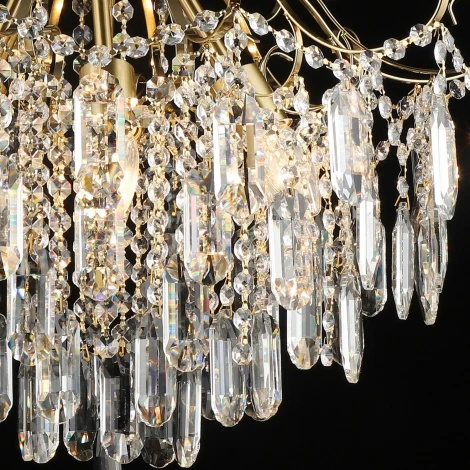 Подвесная люстра хрустальная Reluce 02586-0.4-06 COP (220V, на цепи)