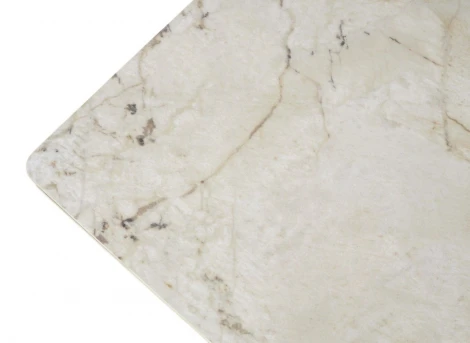 Стол АДАЖИО 240 (320) см цвет ПАНДОРА (PANDORA), керамика / Черный каркас M-City 64409