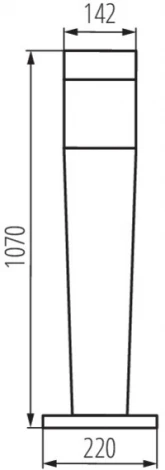 Наземный фонарь Kanlux INVO 29173 (220V, IP54)