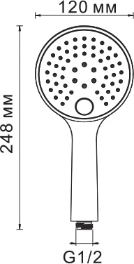 Душевая лейка Wasserkraft A060