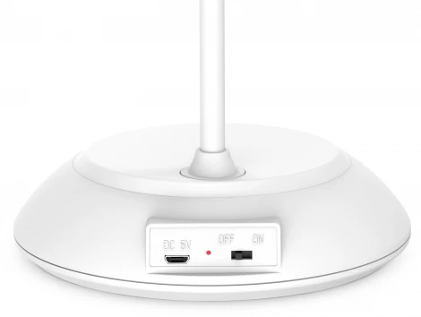 Офисная настольная лампа светодиодная Ambrella DESK DE600 (220V, выключатель, круглые)