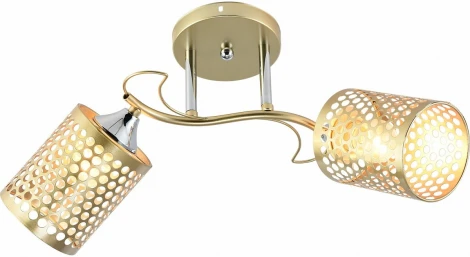 Потолочная люстра на штанге Reluce 01322-0.3-02 MATT GOLD+CR (220V)