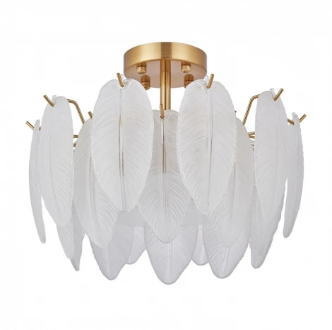 Потолочная люстра на штанге Arte Milano Rim 315009/D400 BS (220V, перо)