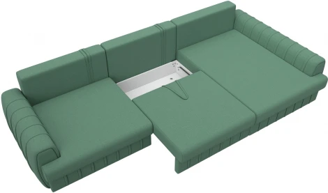 Диван угловой Лига-057 НПБ Лонг угол правый Лига Диванов (Рогожка) арт.129296