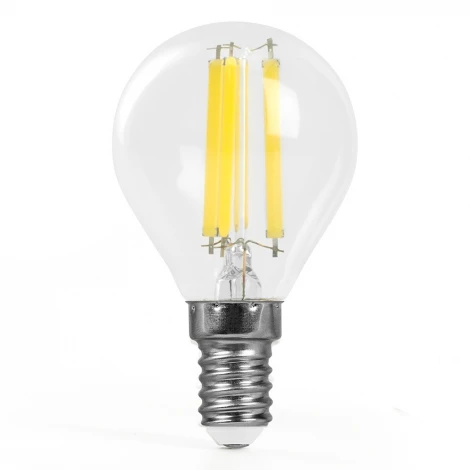 Лампа светодиодная филамент G45 шар 8W 175-265V E14 2700К Feron LB-1708 51259