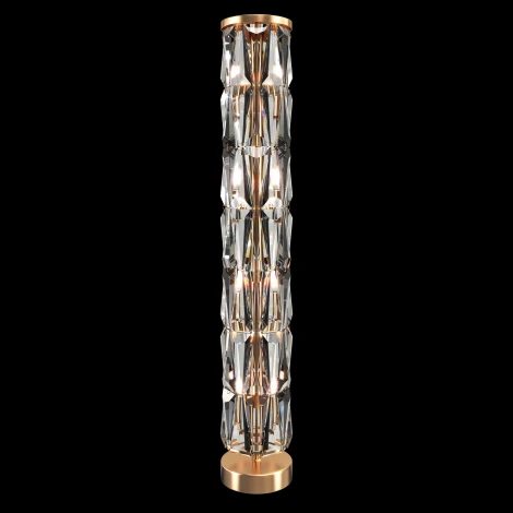 Торшер колонна Maytoni Puntes MOD043FL-08G (220V, хрусталь, выключатель)