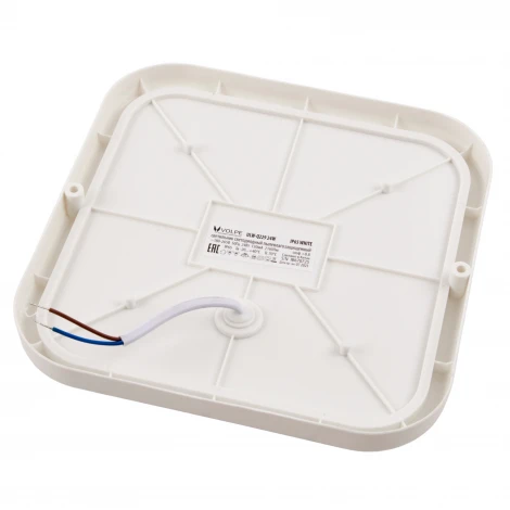 Светильник светодиодный влагозащищенный квадрат, 4000K Volpe ULW-Q229 24W/4000K IP65 WHITE