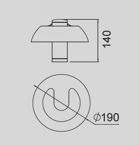 Настенный светильник уличный Oasis Light W2253S
