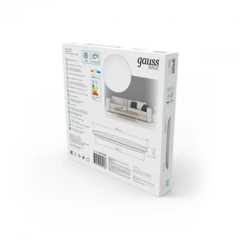 Настенно-потолочный светильник Gauss Basic Space Line 995440260