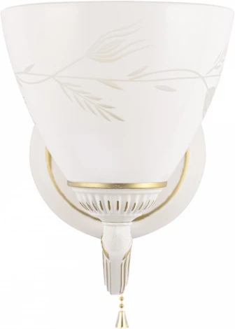 Бра с выключателем Arte Milano AM343659 343659/1W WT+G (220V)