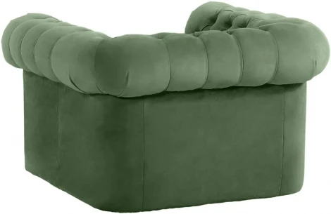 Кресло Chesterfield ОГОГО (арт.339871), (Ткань/Зеленый)