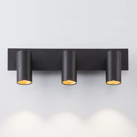 Спот Eurosvet Fleur 20066/3 LED черный/золото