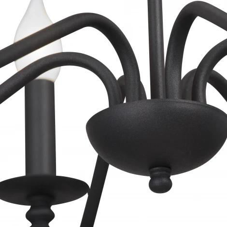 Подвесная люстра V3987-1/6 Vitaluce (220V, на цепи, свеча)