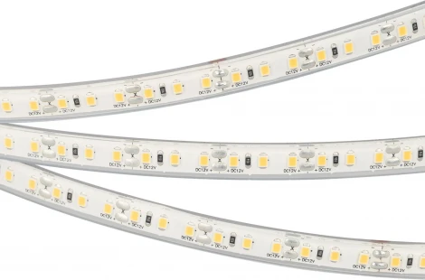 Светодиодная лента герметичная RTW-PU-A120-10.5mm 12V Cool 8K (16.8 W/m, IP68, Wire 2m, 5m) (Arlight, -) 029595(3)