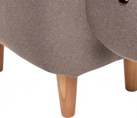 Пуф Leset Rabbit COMBI (Фанера,Брус/Рогожка) Leset арт.2500000098437