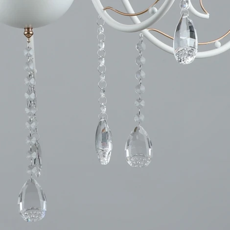 Подвесная люстра Reluce 03950-0.4-05 WT+FGD (220V, подвески, на цепи, подсвечник, свеча)