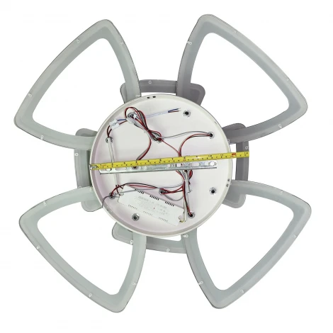 Потолочная люстра ярусная Natali Kovaltseva INNOVATION STYLE 83038 (регулировка яркости, LED, 220V, пульт управления, умный дом - LampSmart)