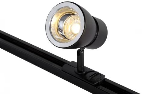 Трековый светильник Crystal Lux Clt 0.31 009 BL-CH